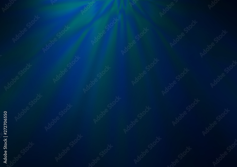 Obraz premium Dark BLUE vector blurred and colored template.