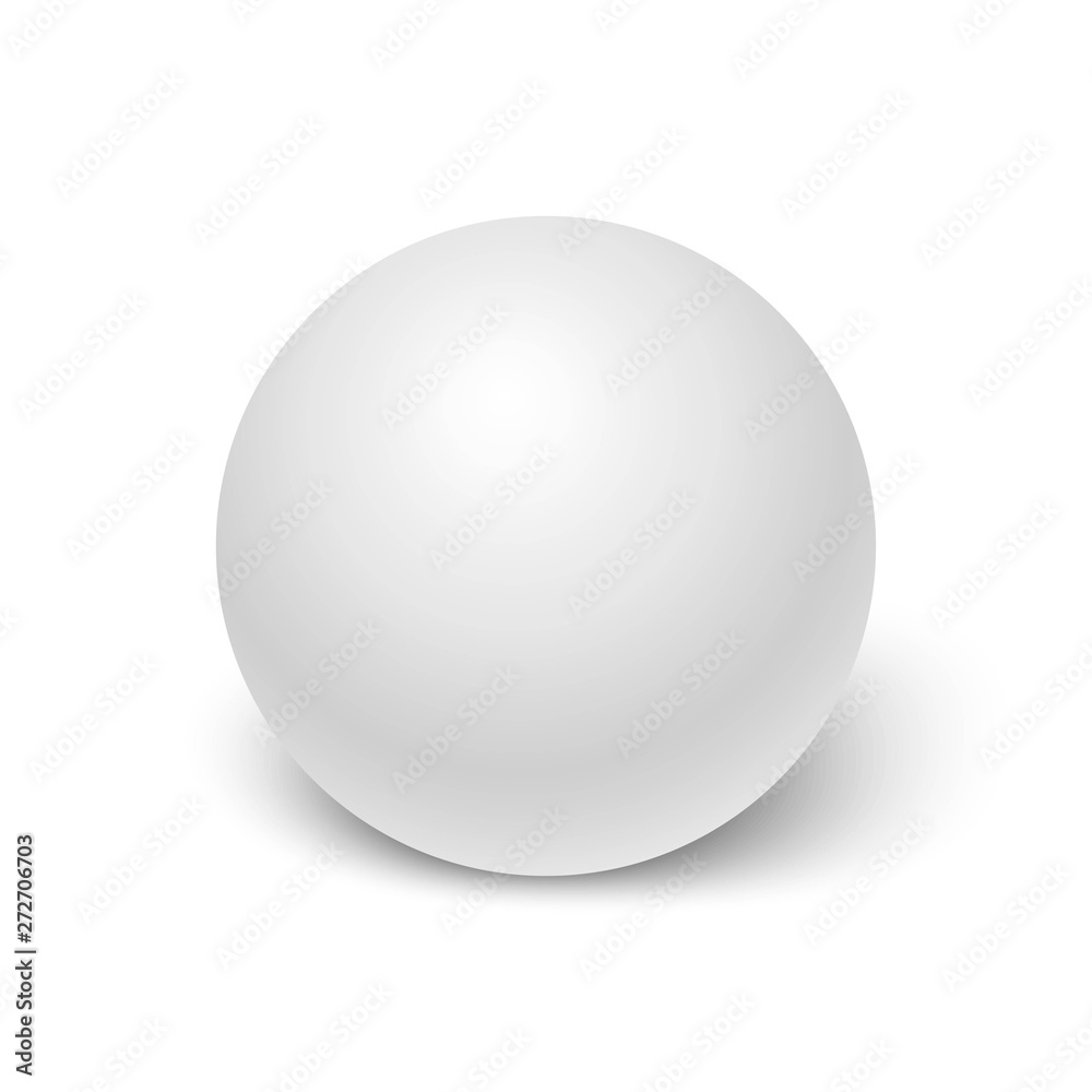Realistic white sphere with shadow isolated on white background. 3d ball or orb. Mock up template for your design. Concept for advertising or presentation. Realistic white sphere with shadow isolated on white background. 3d ball or orb. Mock up template for your design. Concept for advertising or presentation.
