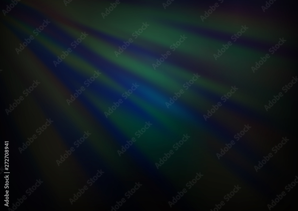 Dark BLUE vector bokeh pattern.