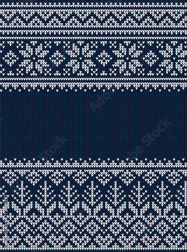 Ugly sweater Merry Christmas party ornament background seamless pattern