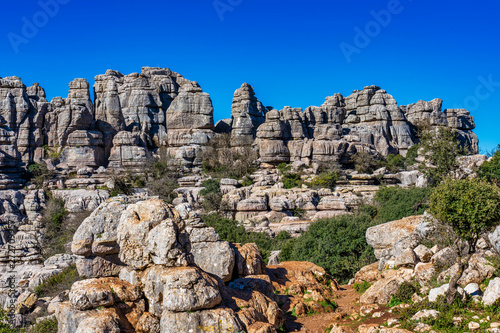 El Torcal de Antequera, Andalusia, Spain, near Antequera, province Malaga.