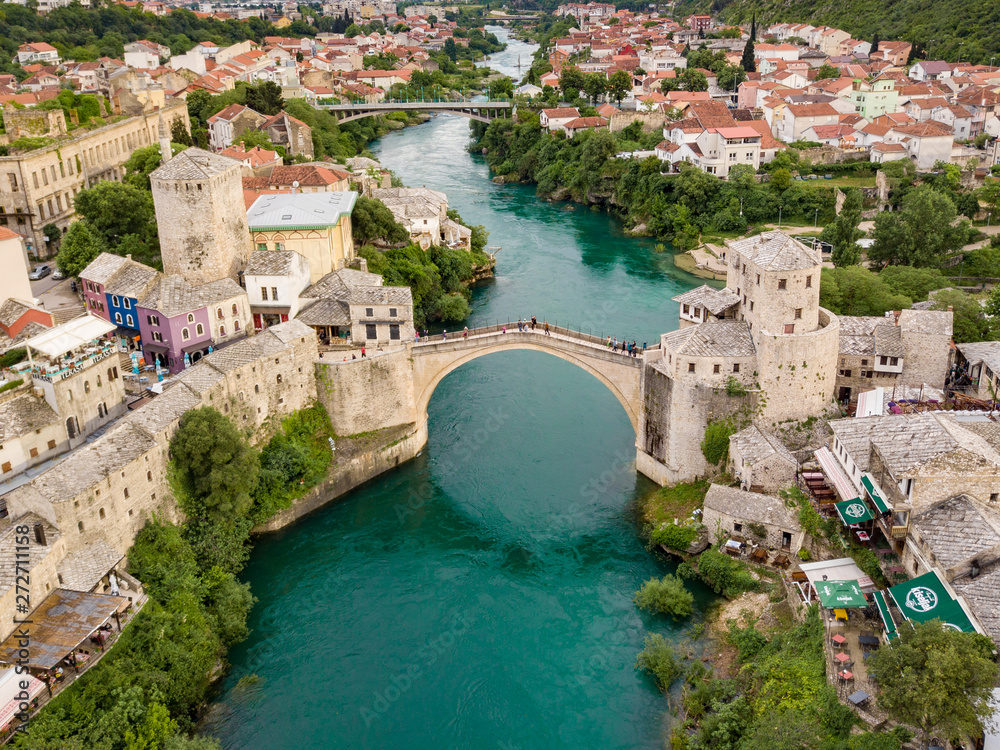 Stari Most (literally 'Old Bridge'), also known as Mostar Bridge, is 16th-century Ottoman bridge in the city of Mostar in Bosnia and Herzegovina that crosses the river Neretva.