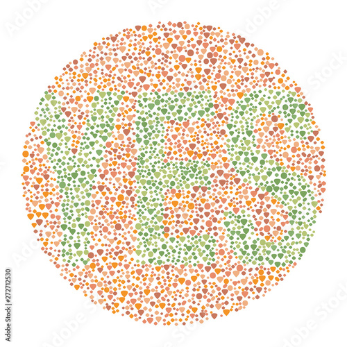 Daltonism Ishihara Test Red and Green Word YES
