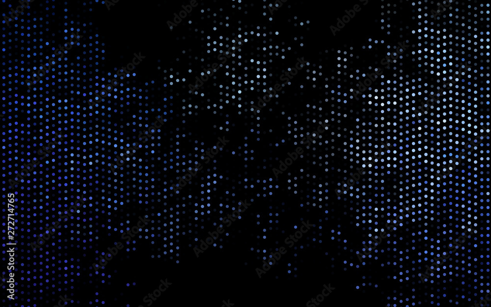 Dark BLUE vector texture with disks. Dark BLUE vector texture with disks.