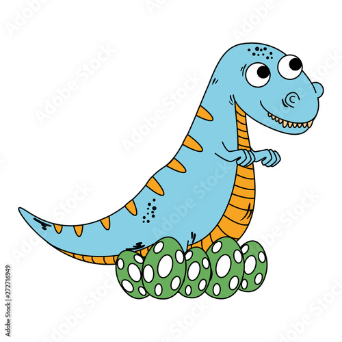 mother tyrannosaurus rex care of their eggs comic character