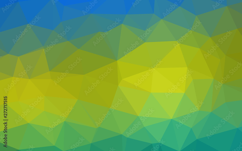 Dark Blue, Yellow vector polygonal pattern. Dark Blue, Yellow vector polygonal pattern.
