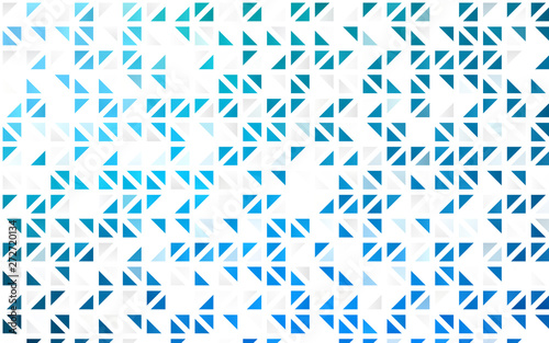 Light BLUE vector seamless backdrop with lines  triangles.