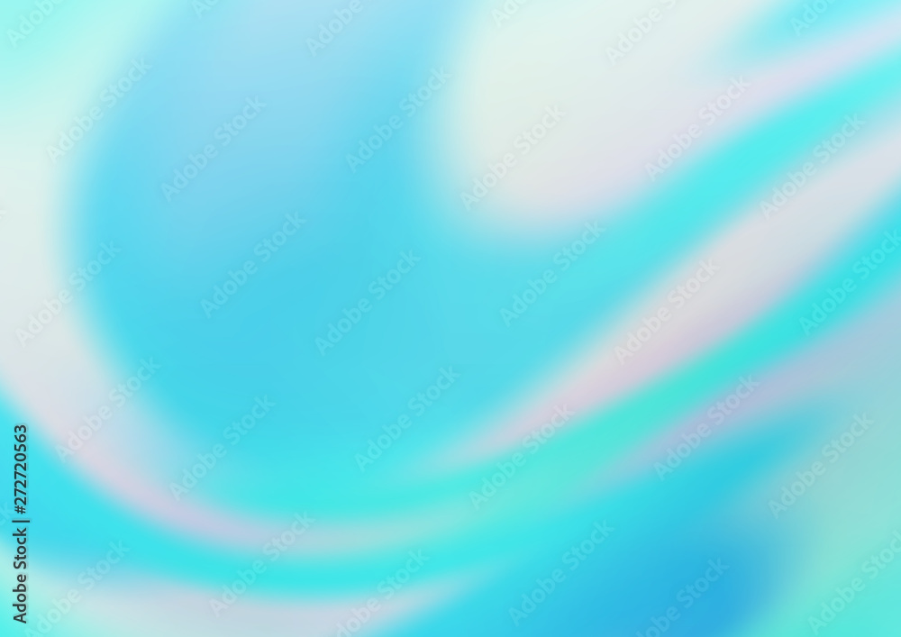 Light BLUE vector blurred shine abstract template. Light BLUE vector blurred shine abstract template.