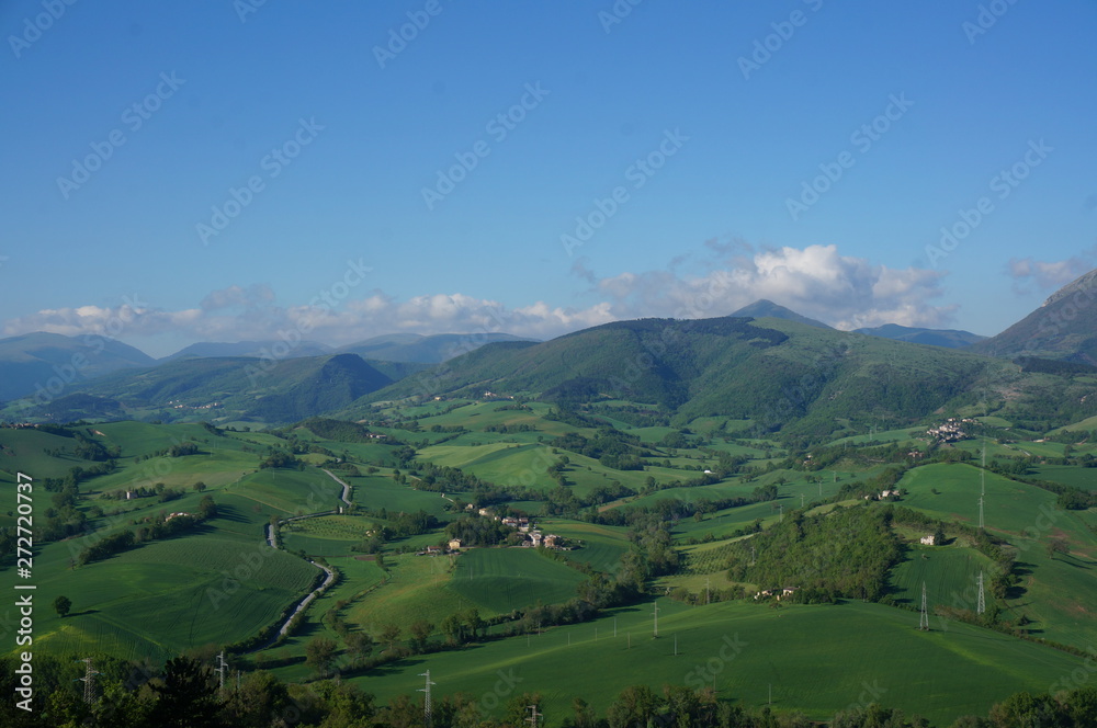 panoramic Italian landscape