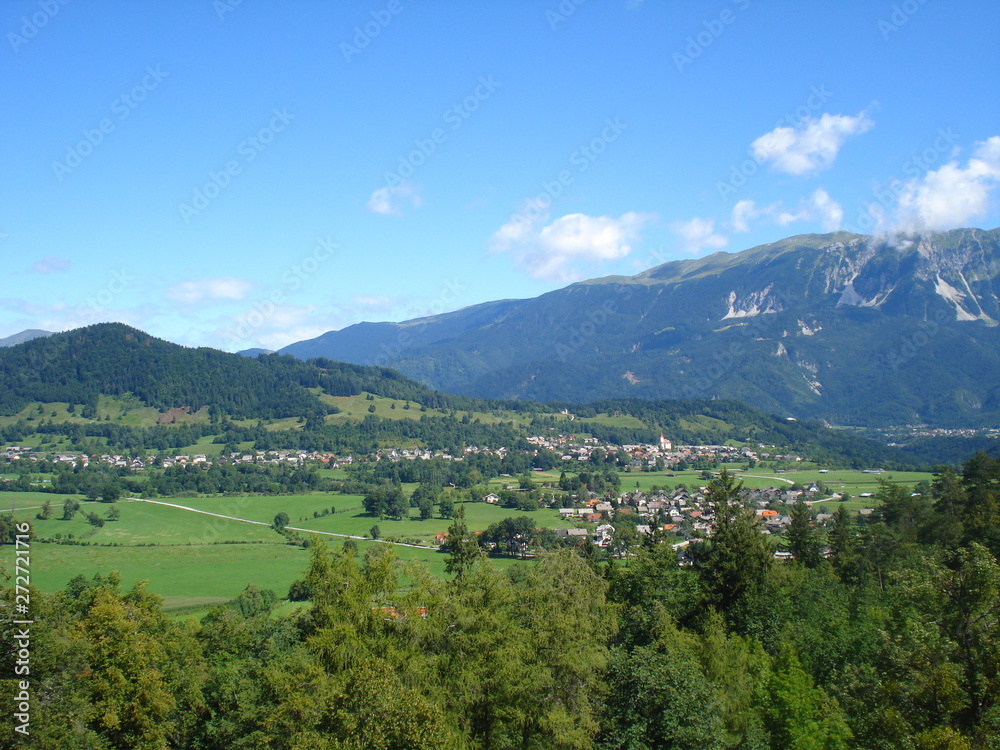 Swiss summer landscape