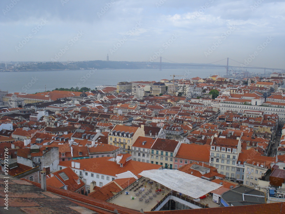 top view of Lisbon