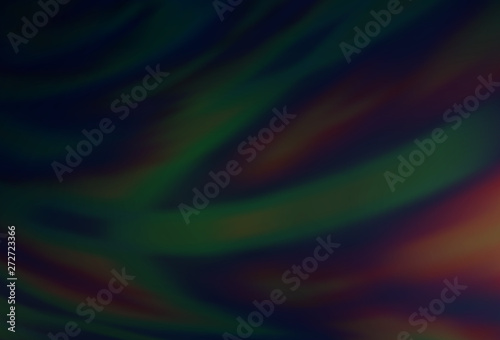 Dark Black vector blurred pattern. © Dmitry