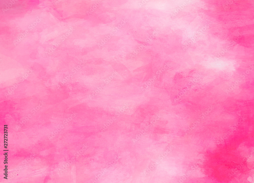 Hot Pink Watercolour Canvas Texture