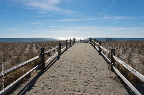Sand Covered Path to Beach