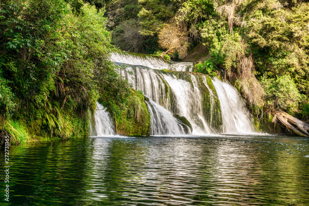 The beautiful Maraetotara falls in Hawke's Bay New Zealand