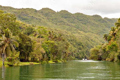 Loboc river cruise in Bohol island, the Philippines
