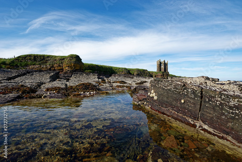 Schottland - Old Keiss - Burgruine photo