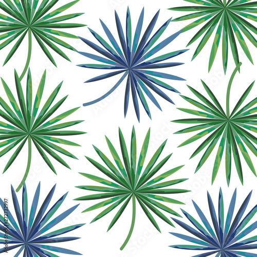 exotic and tropical leafs plant pattern