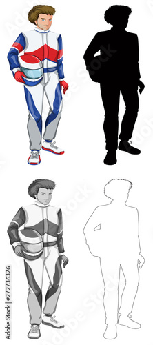 Set of racecar driver