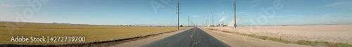 The open roads of Imperial County in California. photo