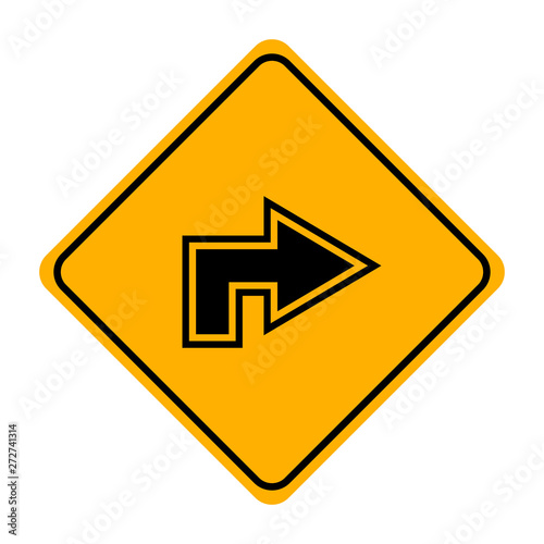 arrow road sign in yellow signage Free Download arrow road sign in yellow signage - GFXLoad