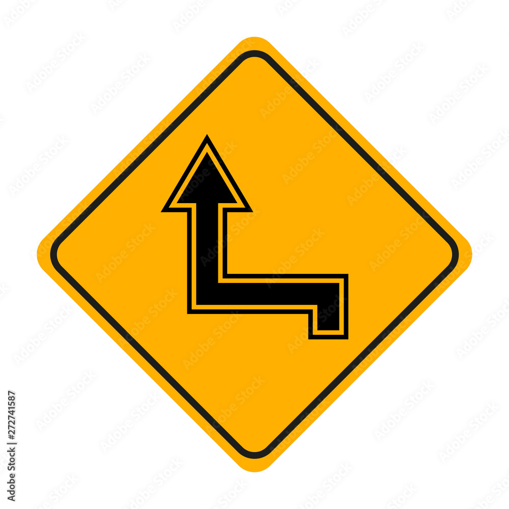 arrow road sign in yellow signage arrow road sign in yellow signage