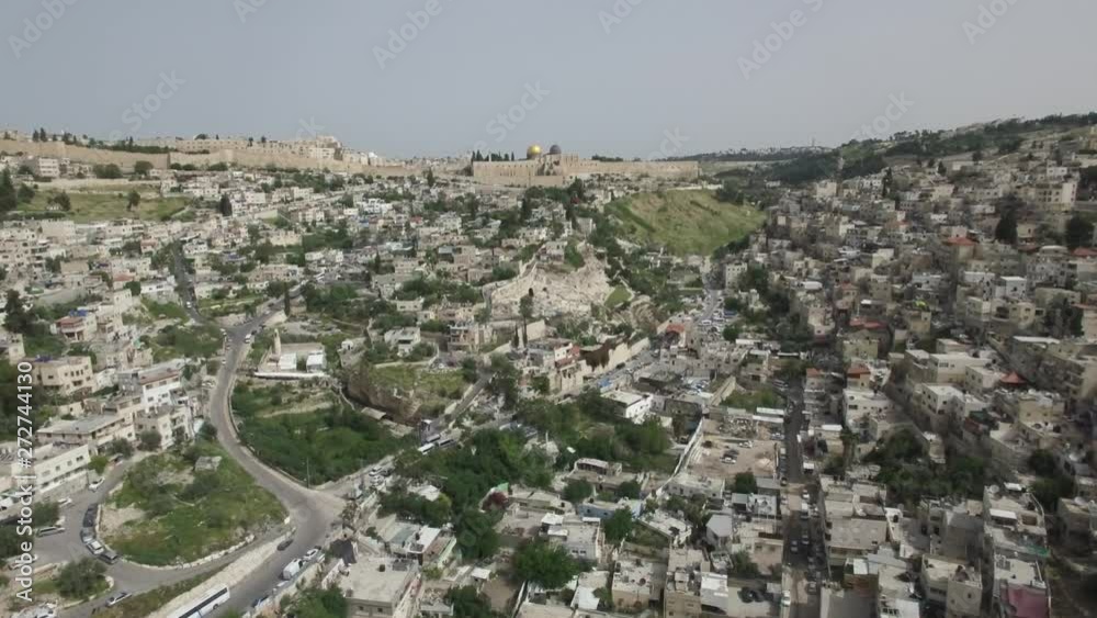 Flying over City of David, Silwan and Kidron Valley. Jerusalem. DJI-0204-07 Flying over City of David, Silwan and Kidron Valley. Jerusalem. DJI-0204-07
