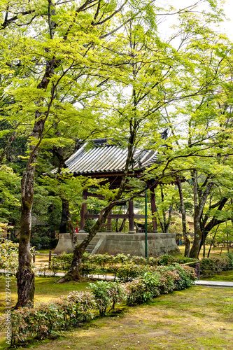 Fotografía Garden of Kinkakuji temple in Kyoto, Japan
