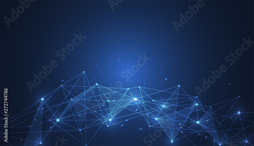 Internet connection, abstract sense of science and technology graphic design. Vector illustration