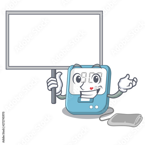 Bring board blood pressure isolated with the character
