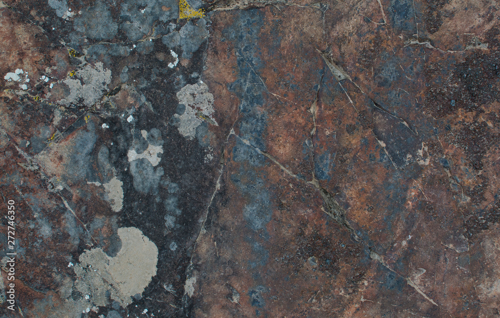 The texture of the stone. Dark background. Natural relief pattern. Lichen The texture of the stone. Dark background. Natural relief pattern. Lichen