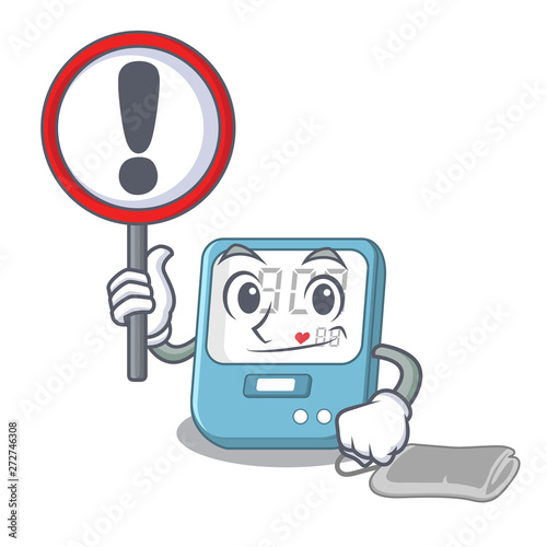 With sign blood pressure isolated with the character