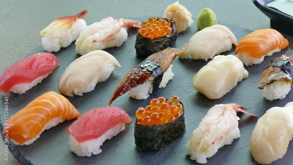 Fresh Sushi - japanese food style Fresh Sushi - japanese food style