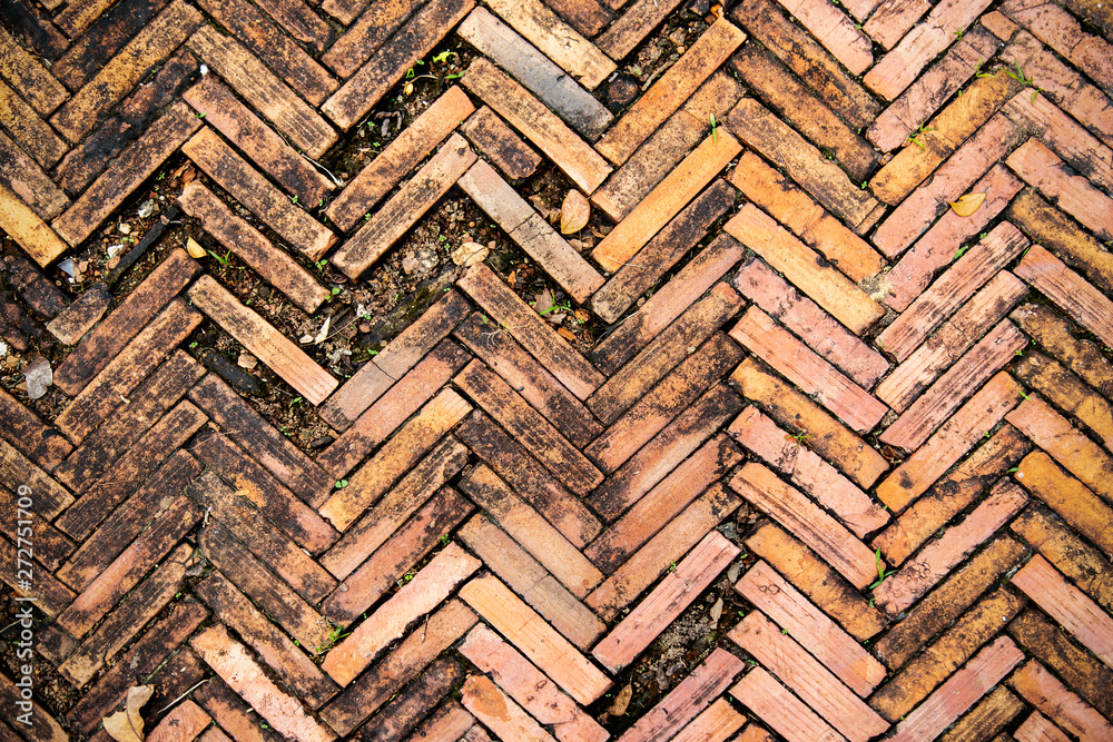 Brick block of floor