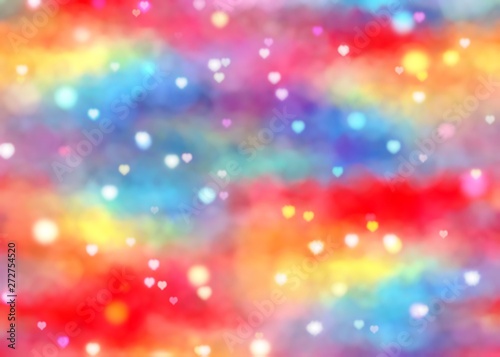 glitter glow space spectrum illustration background