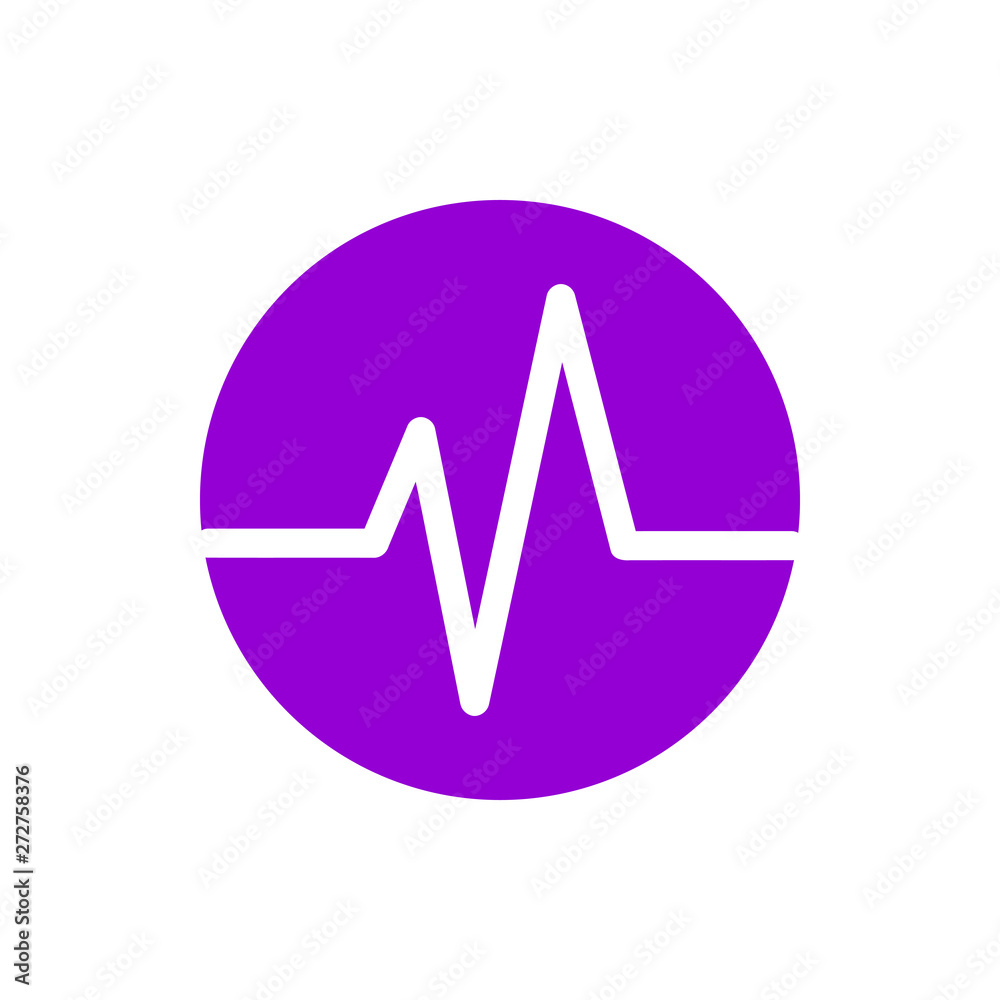 heart, human, vector, medical,pulse, beat, wave, heartbeat violet color icon heart, human, vector, medical,pulse, beat, wave, heartbeat violet color icon
