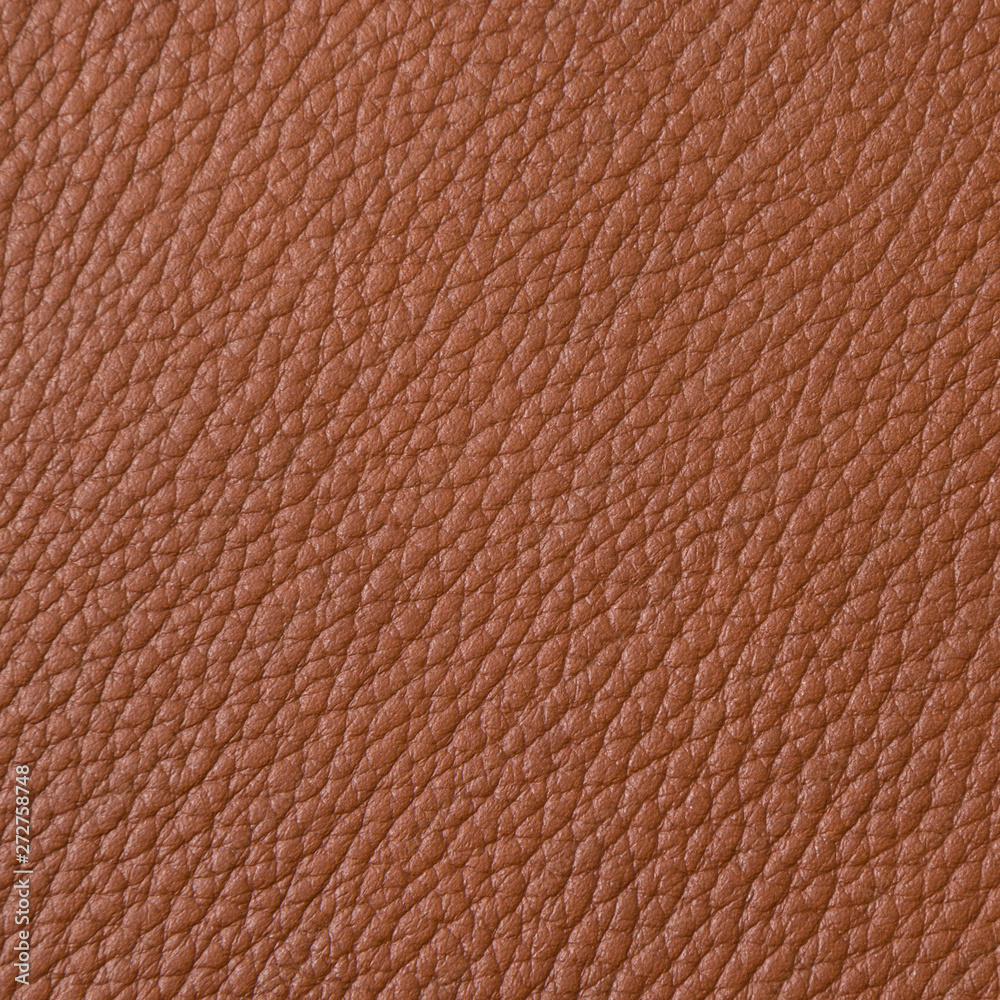 Closeup of color leather material texture background
