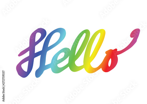 vector hand written sign of 