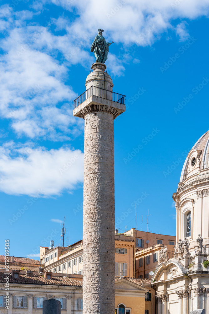 Trajan's Column, Italian: Colonna Traiana, Rome in Italy