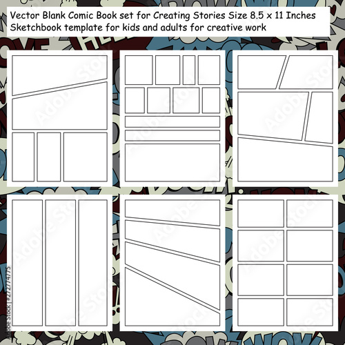comic sketchbook pages