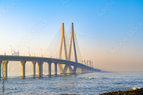 beautiful sea link bridge of Mumbai © Paras