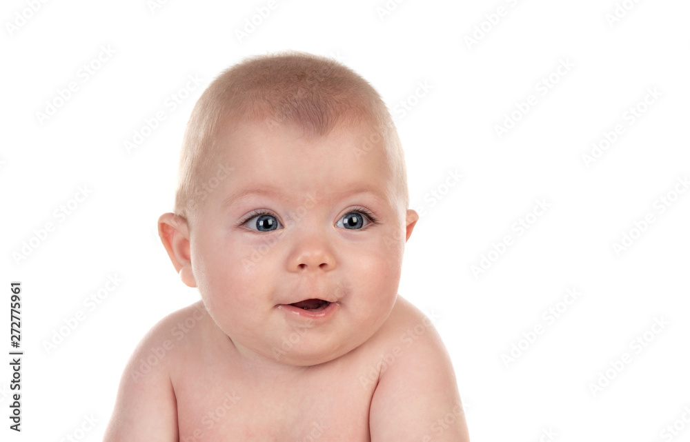 Portrait of a adorable baby five month old Portrait of a adorable baby five month old