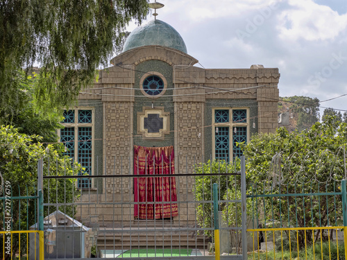 The Church of Saint Mary of Zion, where the chapel is located, where the Ark of the Covenant is allegedly kept.  Ethiopia photo