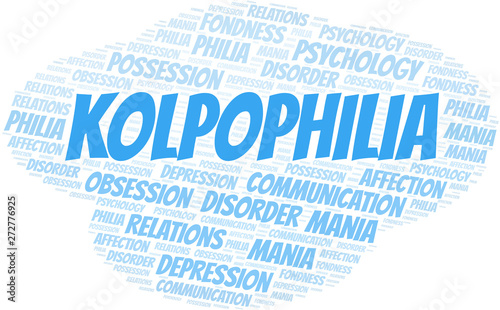 Kolpophilia word cloud. Type of Philia.