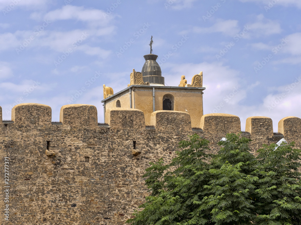 The Church of Saint Mary of Zion, where the chapel is located, where the Ark of the Covenant is allegedly kept.  Ethiopia