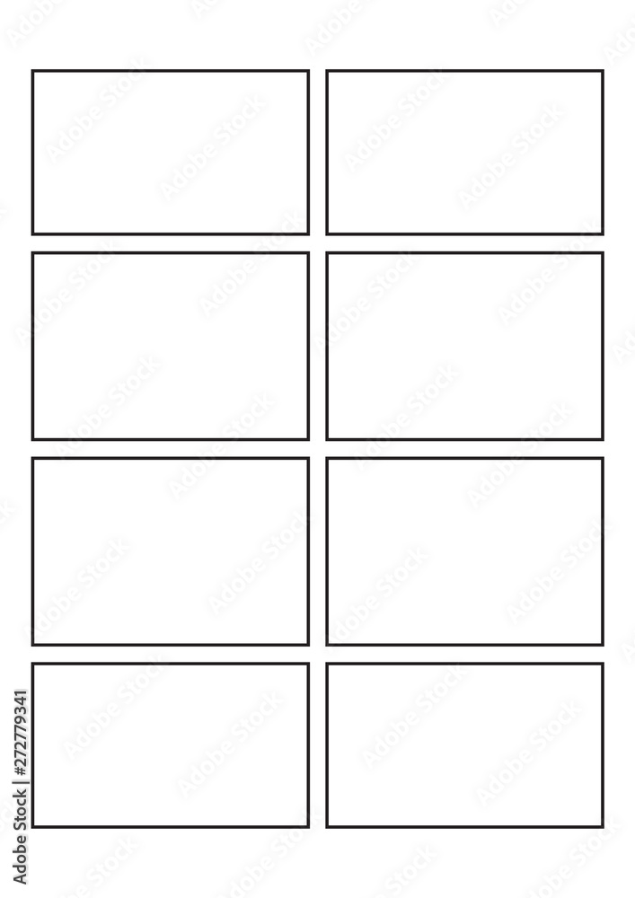 Comics blank layout template background. Comics blank layout template background.