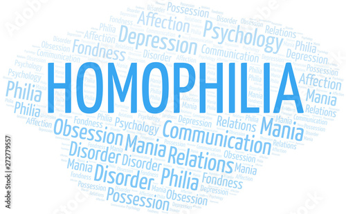 Homophilia word cloud. Type of Philia.