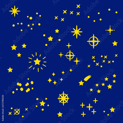 星がたくさんの夜空