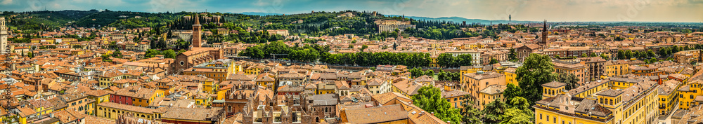 Stunning cityscape of Verona in Italy