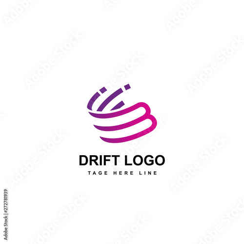 drift logo template